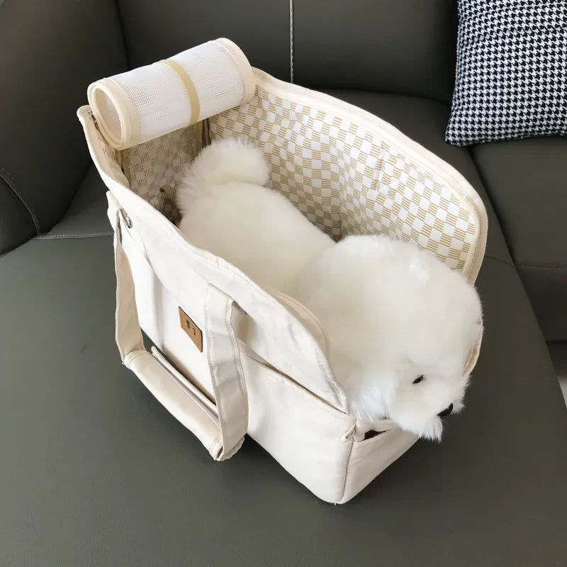 Portable Pet Cat Shoulderhandbag Pet Dog Carrier Bag Car Seat Nonslip Dog Carriers Safe,Puppy Cat Pet Bed Chihuahua Pet Products