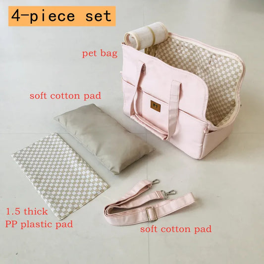 Portable Pet Cat Shoulderhandbag Pet Dog Carrier Bag Car Seat Nonslip Dog Carriers Safe,Puppy Cat Pet Bed Chihuahua Pet Products