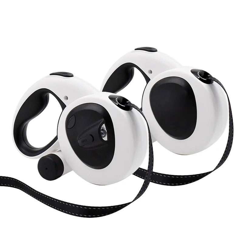 Pet Automatic Retractable Leash Reflective Dog Leash LED Light Walking Leash Explosion-Proof Charging Dog Leash Dog Leash