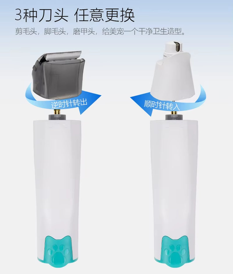 For Dogs Cats Shedding Grooming Dog Grooming Kit, Pet Grooming Vacuum with Pet Clipper Nail Grinder, Dog Hair Vacuum